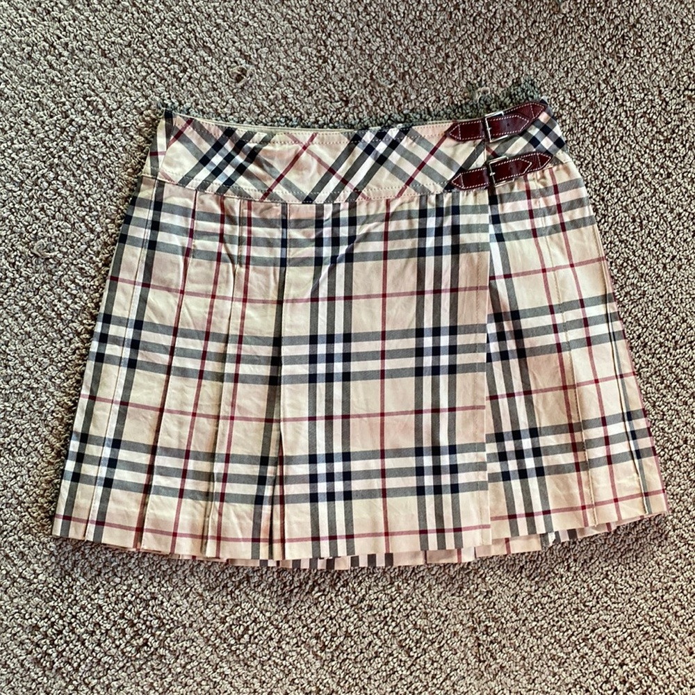 Authentic Burberry Blue Label Japan plaid wrap skirt 38 or 4